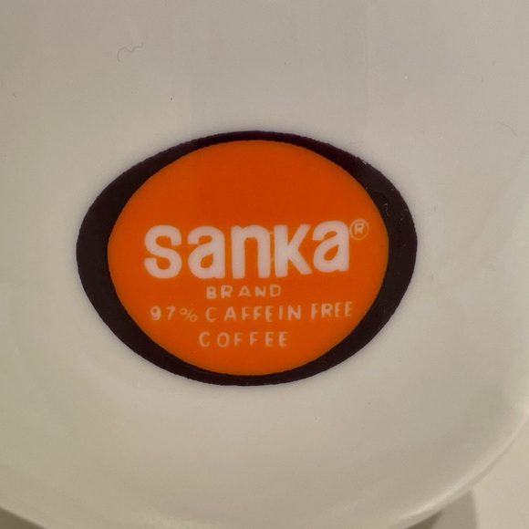🥳BOGO! VTG Mini Sanka Coffee Pot w Lid. Excellent vintage condition. Rare! - Picture 2 of 9